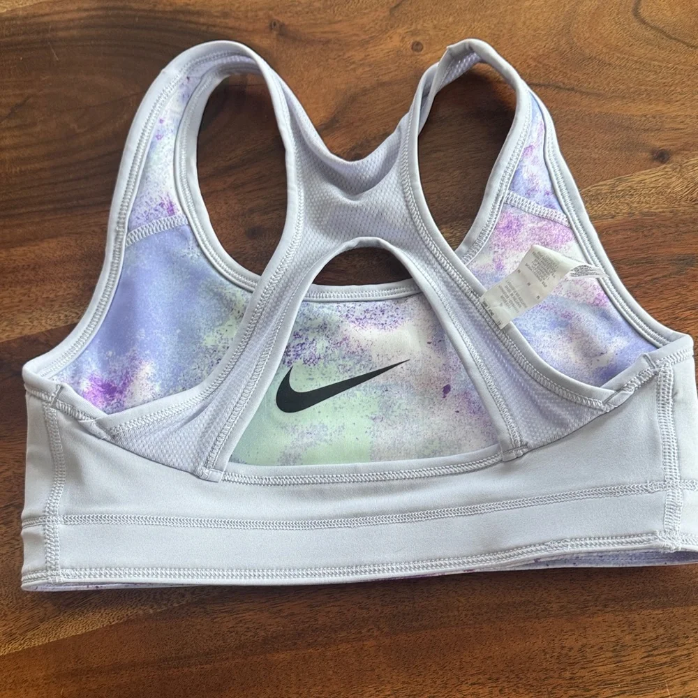 Nike Women's Purple Tie-Dye Sports Bra